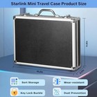 Starlink Mini Hard Carrying Case For Travel  Durable  Lockable Design New