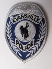 Evansville Police Officer  Patch Shoulder Crest Wyoming