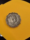 Iraq 10 Fils 1953  1372  Km 112 King Faisal Ii Hashemite Kingdom Coin