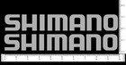 Shimano 2 Pack Die Cut Stickers 10  Pick Your Color Fishing Decal