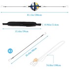 Adjustable Volleyball Spike Trainer  High Elasticity Solo Practice Equipment