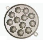 Kuih Bahulu Aluminium Mold Sponge Cake Muffin Mould 12 Flower - Free Shipping 