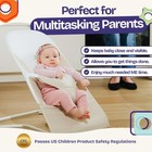 Ergonomic Baby Bouncer Seat - Safe  Portable Bouncing Chair With Adjustable H   