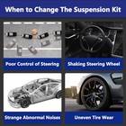 Front Lower Control Arm W  Ball Joint For Tesla Model S X 2012-2023 4 Pcs