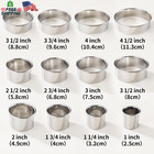 12 Pcs 304 Stainless Steel Biscuit Cutter Set - Round Cookie Cutters For Baking 