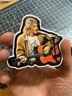 Nirvana 2x Pack Kurt Cobain Unplugged 3   Premium Quality Vinyl Sticker Grunge