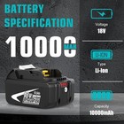 2pack For Makita 18volt 10 0ah Lxt Li-ion Battery Bl1860b Bl1830 Bl1850  charger