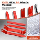 5pcs Car Door Clip Trim Removal Tools Kit Plastic Car Interior Repair Blue Setop