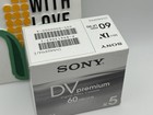 Box Of 5 Sony Mini Dv Dvc Digital Video Cassette Tape 60 Minute New