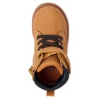 New Boys Tan Work Boots Trucker  Strap Side Zip Slip On Brown Kids 11  Nwt