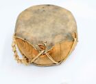 Native American Drum Cochiti Pueblo Handmade Stretched Rawhide  6  D X 3 1 2  T