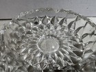 Crystal Ashtray - Vintage Cut Clear Glass Cigar Cigarette 7 Inch Heavy Mcm