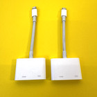 Lot Of 2 Original Apple Lightning To Hdmi Digital Av Adapter A1438 Oem