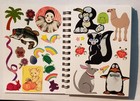Stickerbook 40 Pages Filled With Vintage Retro Retired Scented Stickers Fuzzy 