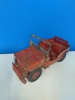 Antique Vintage 1950s Louis Marx Willys Jeep Pressed Steel Toy