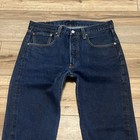 Men s Levis 501 Original Fit Denim Jeans Sz 32x30 Blue Modern Button Fly Red Tab