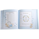 Boy Baby Memory Book  Blue Keepsake Photo Album With Bible Verses  First Year