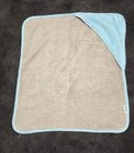Boogie Baby Infant Toddler Baby Blue And Gray Stars   Guitar Hooded Bath Towel
