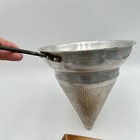 Vintage Wear-ever  8 Food Mill Ricer Strainer Sieve Colander With Wooden Pestle