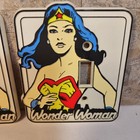 Vintage 1976 Wonder Woman Light Switch Covers Dc Comics Set Of 2 Retro Plastic