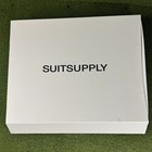 Suitsupply Large White Magnetic Gift Box 23x17x4 Luxury Storage Case