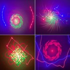 Dj Lights four Beam Effect Rgb Sound Activated Dj Stage Strobe Lights For Bir   