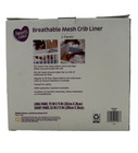 Parent s Choice Breathable Mesh Crib Liner 2 Panels Full Size 111x11 82x11 New