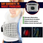 Heating Massage Decompression Belt Lumbar Support For Lower Back Pain Relief