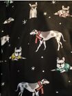 Secret Treasures Women s Large  12-14 sleep Pajama Pants Joggers Dog Fleece Nwt