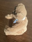 Artist Carol Stewart Original 25    Miniature Dollhouse Teddy Bear W glasses Cute 