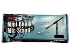 Proline Ms112bk Desk Boom Mic Stand Podcasting Streaming