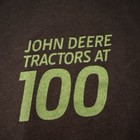 Nwt    john Deere     Tractors At 100  the Legend Runs On  Graphic T-shirt Xl Black