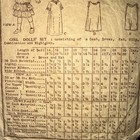 Deltor Butterick Design 1920   s Sew Pattern  422 Doll Clothing Set