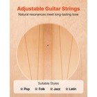 Cajon Box Drum Birch Wood Percussion Instrument Guitar Strings With Travel Bag
