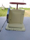 Antique Hanson Mint Green Nursery Scale Baby Photo Prop Baby Scale Model 3025   
