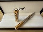 Luxurious Montblanc Rollerball Pen With Box black Ink silver gold Color