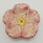Vintage Rare Franciscan Ware Desert Rose Ashtray Tea Bag Holder Chip On Back