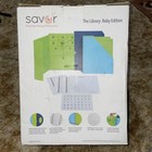 Savor Keepsake Storage Set The Baby Memento Storage Edition White slate Green