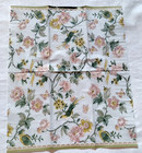Exotic Bird  Florals  Branches   2 Individual Paper Towelette Decoupage Napkins
