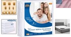Waterproof Bed Bug Mattress Cover  Queen  White  Zippered