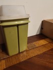 Vintage Tupperware Pickle Keeper 1330-6 Avocado Green Pickle Storage Container