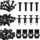 Set Of 30pcs Body Panel Torx Screw 7519650  U-type Flat Nut 7547674  30 Pcs