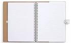 Coach Notebook With Strawberry Print Gold chalk Cao44 Nwt