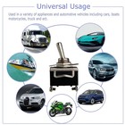 5pcs Heavy Duty Toggle Switch 15a 250v Ac On off Waterproof Protective Cover
