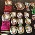 Vintage Mexico Mini Advertising Sombreros Lot Of 28 Different Sizes
