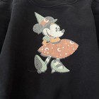 Disney Store Minnie Mouse Witch Halloween Sequin Black Sweatshirt New Tags Sz 4