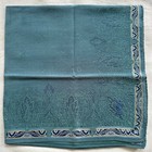 Mens Handkerchief Vtg Fabric Woven Paisley Damask Pocket Square 18  Lot Of 10
