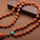 Natural Walnut Carved 108 Arhat 54 Beads Buddhist Prayer Necklace