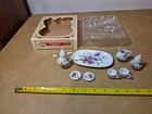 Porcelain Tea Set Mini Play Pretend Doll Accessories Toys Pre-owned In Box