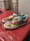 Adidas Women   s Farm Rio Vulc Raid3r Tropical floral Sneakers Shoes Size 8 5 New